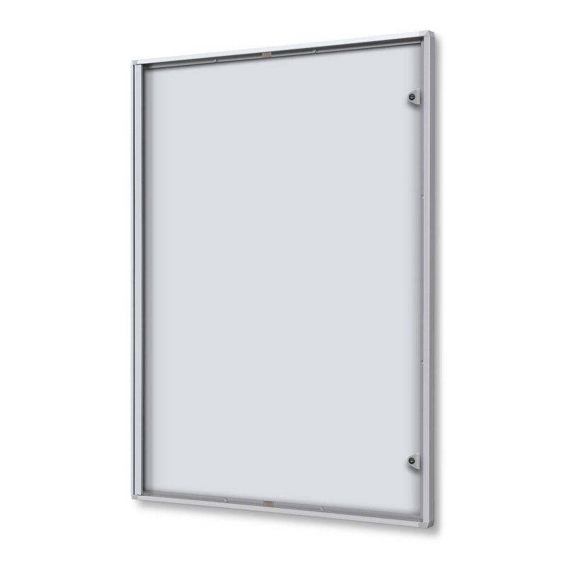 Showdown® Displays Economy XS Schaukasten 9x DIN A4 keine-Fach silber