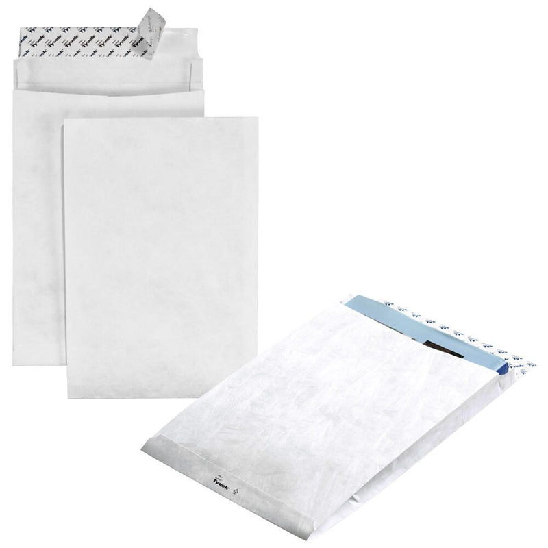 BONG Tyvek® Expander Faltentaschen DIN C4 weiß