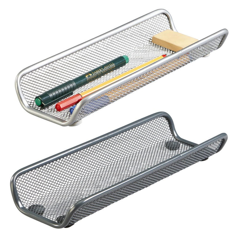 Zeller Meshline Stiftablage 25,0 x 9,2 x 3,5 cm alufarben