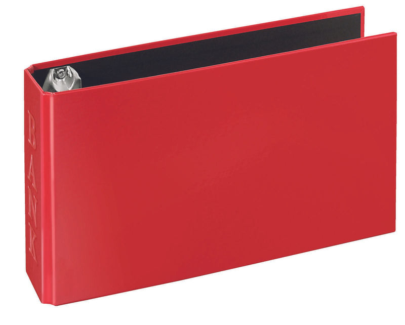 VELOFLEX Bankringbuch 2-Ringe DIN A6 quer 4.5 cm hellrot