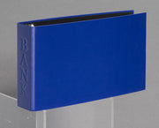 VELOFLEX Bankringbuch 2-Ringe DIN A6 quer 4.5 cm blau