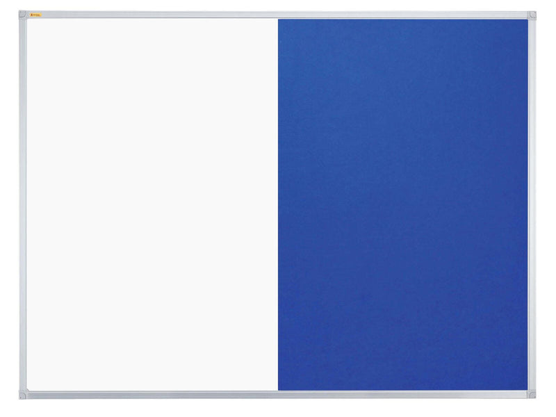FRANKEN Whiteboard-Pinnwand X-tra!Line 60,0 x 45,0 cm blau/weiß