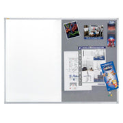 FRANKEN Whiteboard-Pinnwand X-tra!Line 90,0 x 60,0 cm grau/weiß