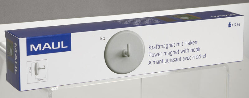 MAUL Magnete Ø 4,7 x 3,7 weiß