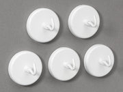 MAUL Magnete Ø 4,7 x 3,7 weiß