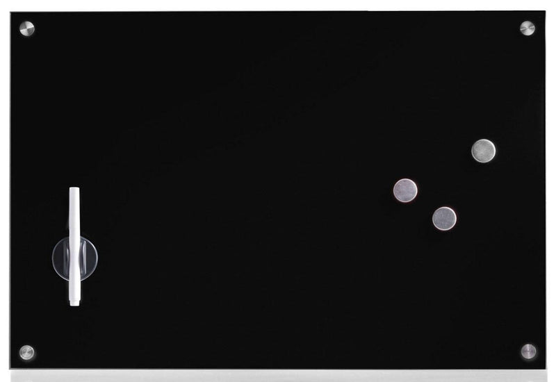 Zeller Glas-Magnettafel 60,0 x 40,0 cm schwarz