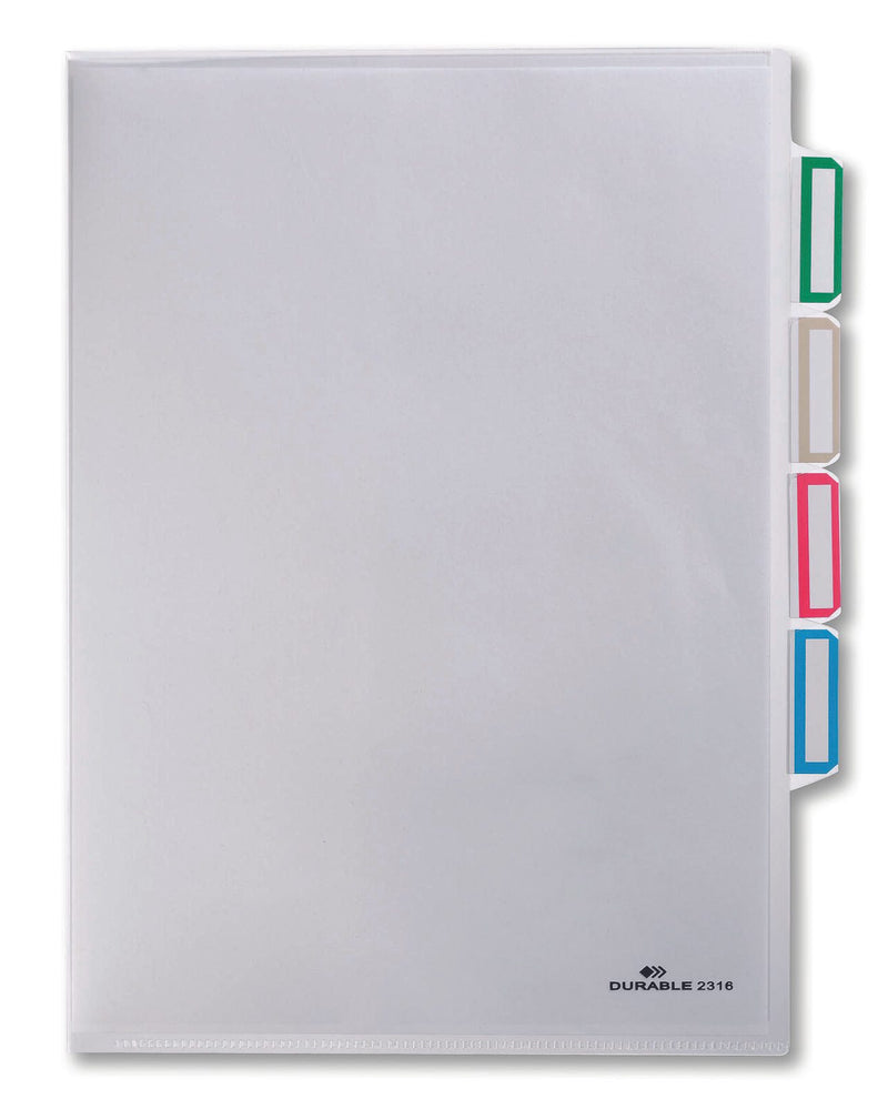 DURABLE Organisationshüllen DIN A4 0.16 mm transparent