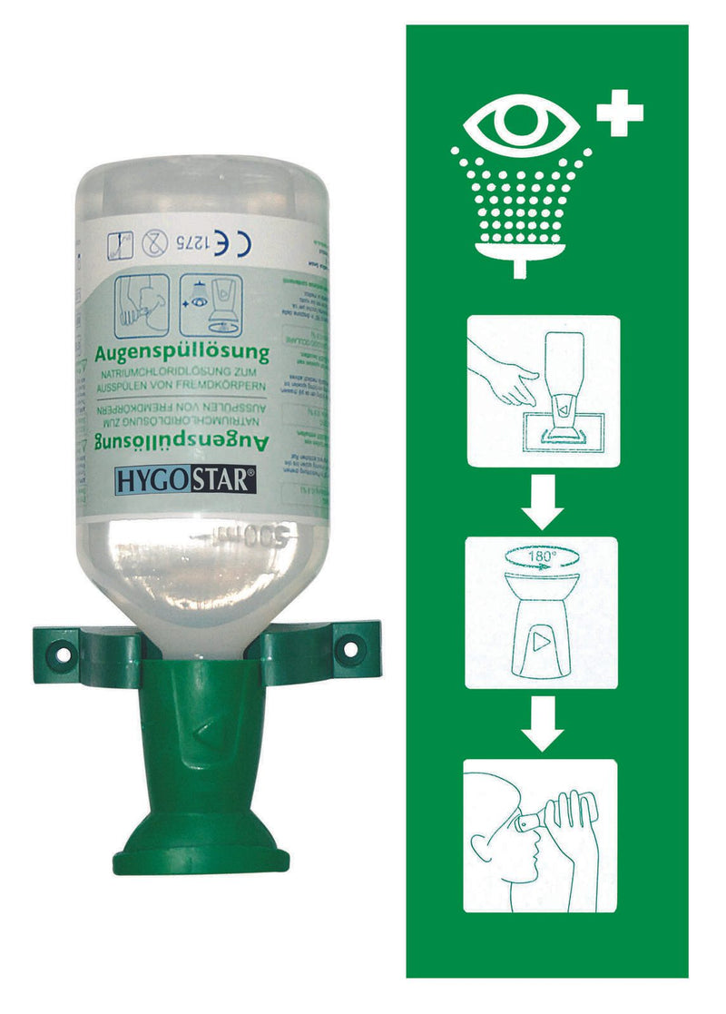 HYGOSTAR Augenspülstation 500,0 ml grün