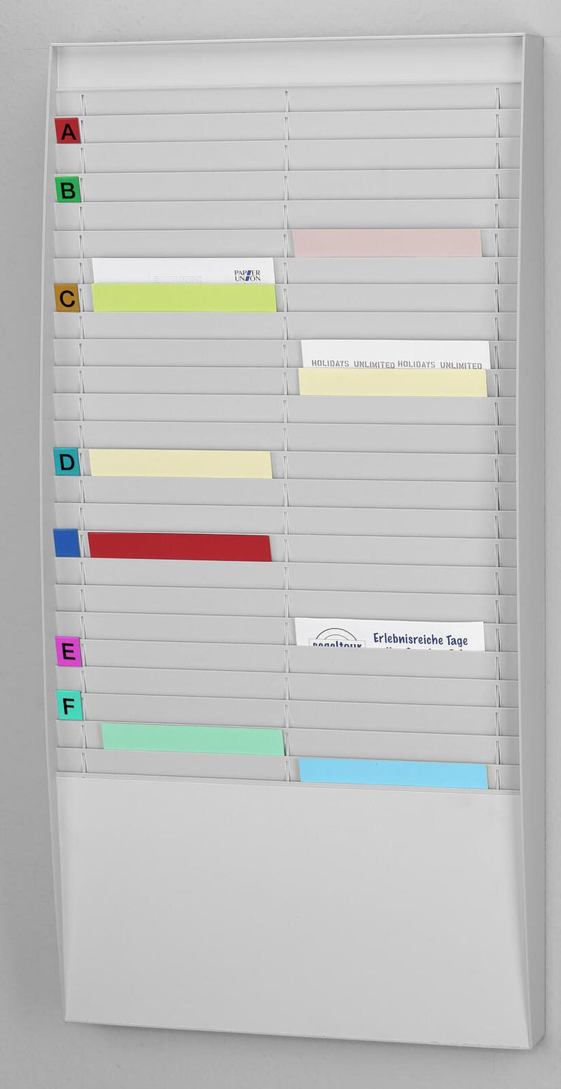 PAPERFLOW Sortiertafel DIN A4 50-Fach grau