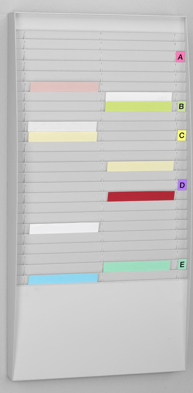 PAPERFLOW Sortiertafel DIN A4 50-Fach grau