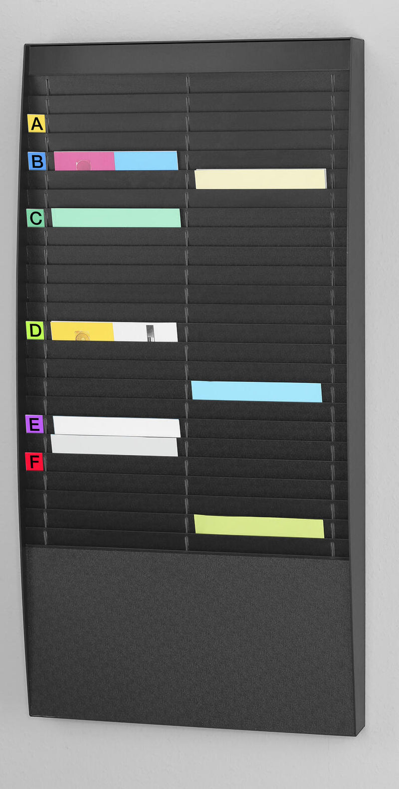 PAPERFLOW Sortiertafel DIN A4 50-Fach schwarz