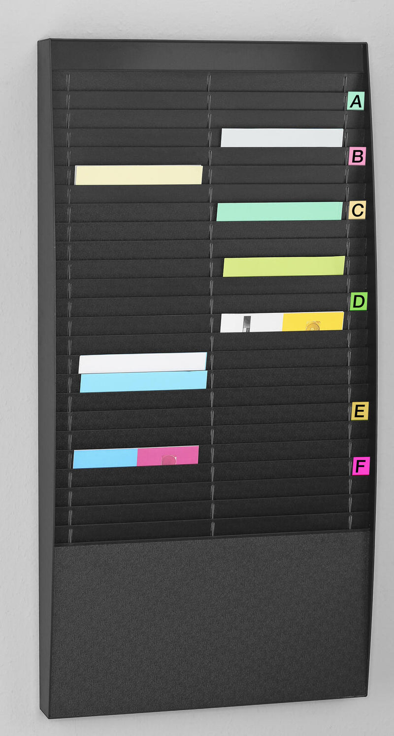 PAPERFLOW Sortiertafel DIN A4 50-Fach schwarz