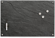 Zeller Glas-Magnettafel 60,0 x 40,0 cm Schiefer anthrazit