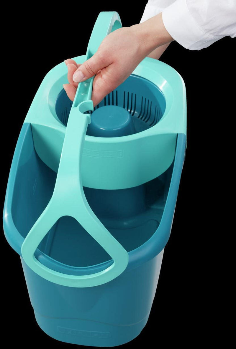 LEIFHEIT Clean Twist Mop Ergo mobile Wischsystem für Fliesen- und Steinböden