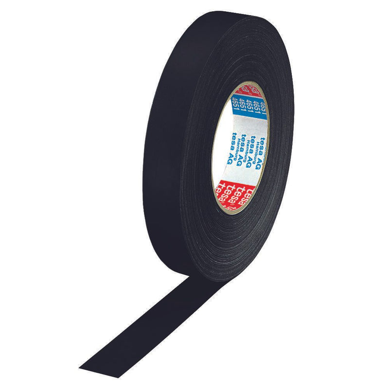 tesa Gewebebänder 25 mm x 50 m schwarz