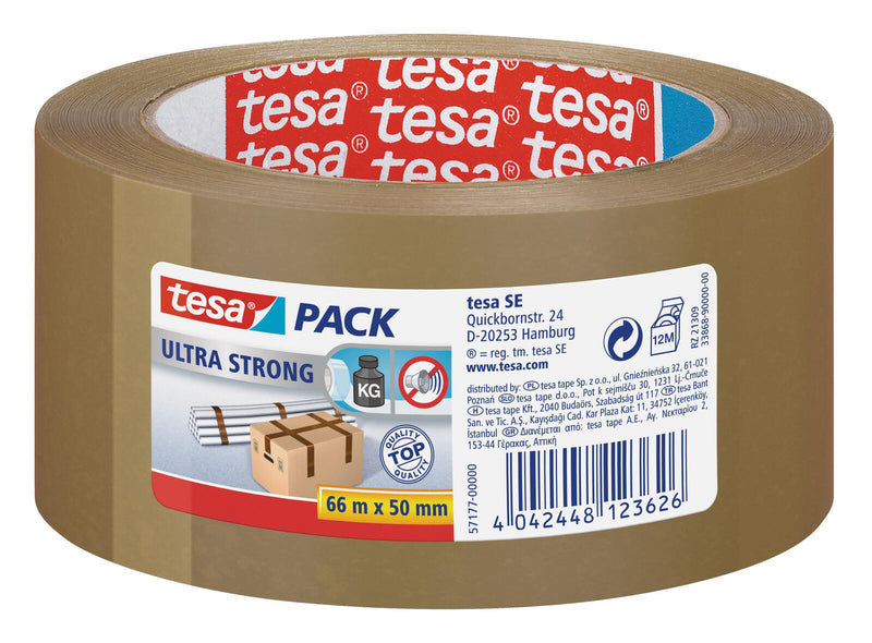 tesa tesapack® 4124 ultra strong Packband 50 mm x 66 m chamois