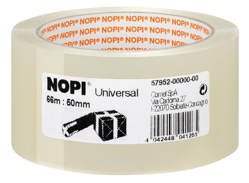 NOPI Universal (4040) Packband 50 mm x 66 m transparent