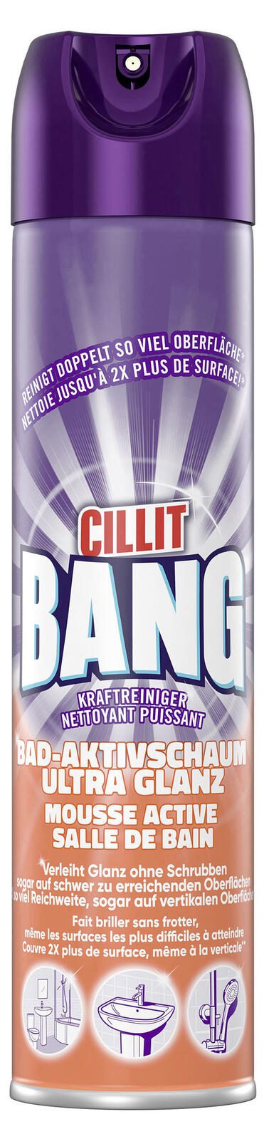 CILLIT BANG Aktivschaum-Reiniger ULTRA GLANZ 0,60 l