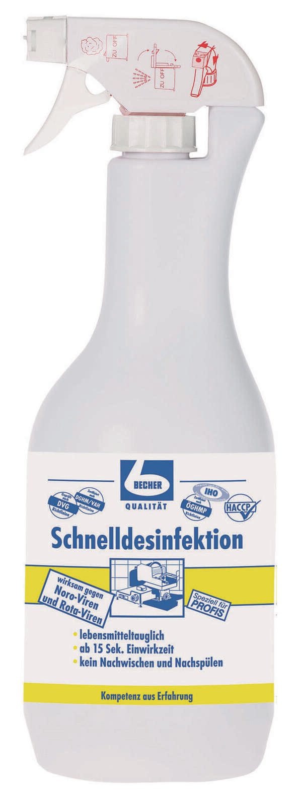 Becher Desinfektionsspray 1,0 l