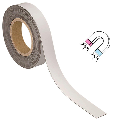 MAUL Magnetband 3,0 x 1000,0 cm weiß