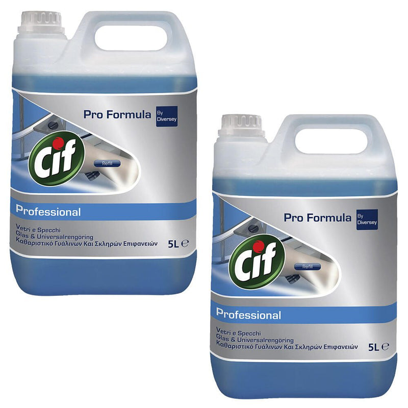 Cif Glasreiniger Professional 2x 5,0 l