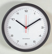 PEWETA Funkwanduhr Design Ø 25 cm schwarz