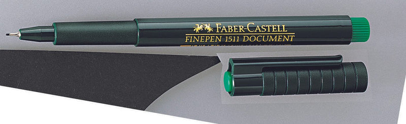 FABER-CASTELL Finepen 1511 Fineliner 0.4 mm Grün