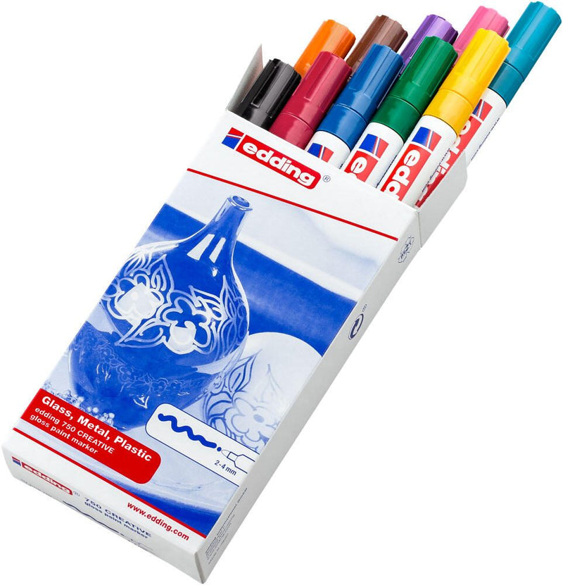 edding 750 Lackmarker 2.0 - 4.0 mm Mehrfarbig