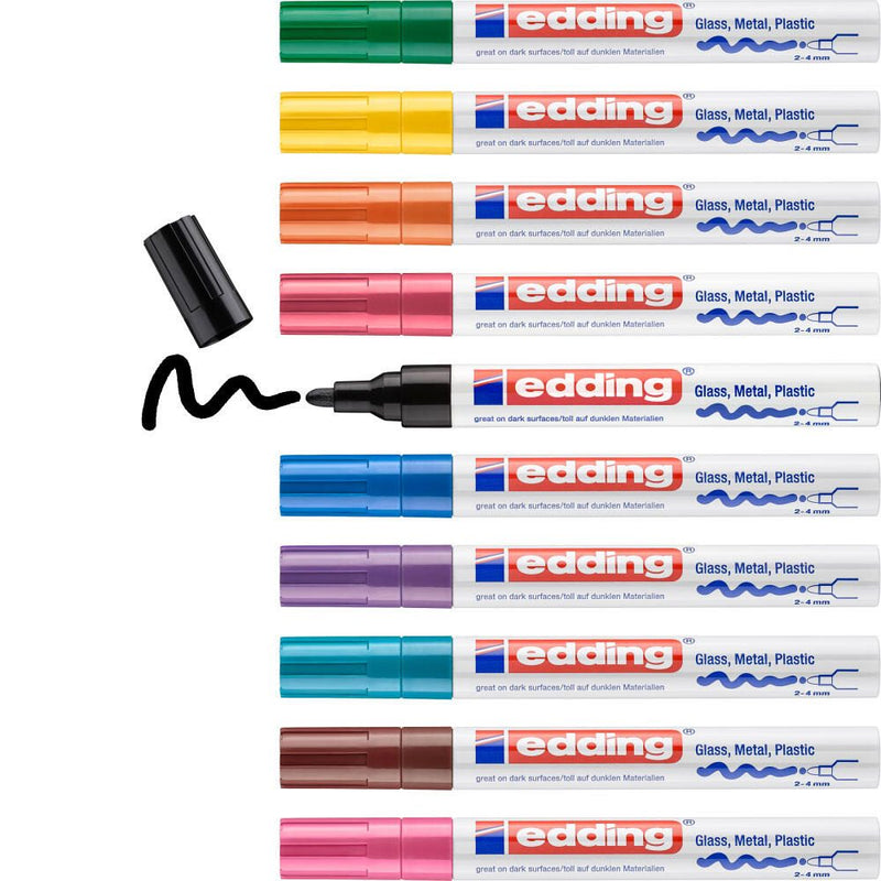 edding 750 Lackmarker 2.0 - 4.0 mm Mehrfarbig