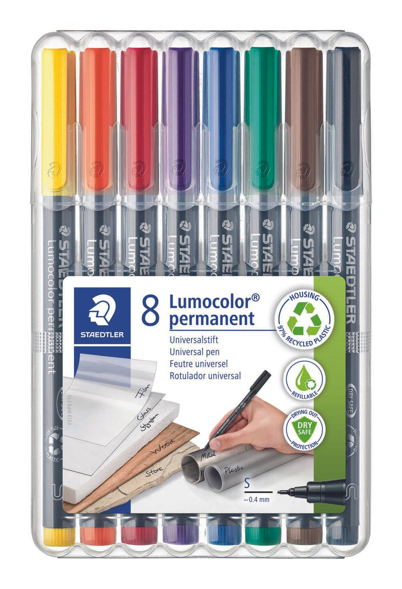 STAEDTLER Lumocolor Folienstifte-Set 0.4 mm Mehrfarbig