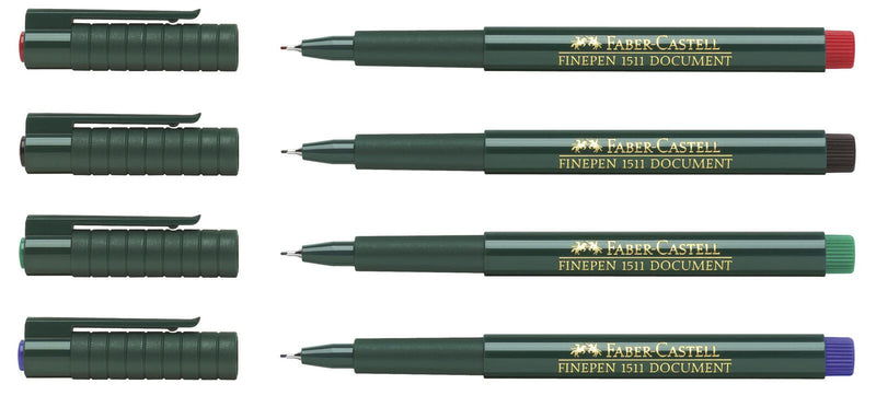 FABER-CASTELL Finepen 1511 Fineliner 0.4 mm Mehrfarbig