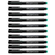 FABER-CASTELL Multimark 1513 F permanent Folienstifte 0.6 mm Schwarz