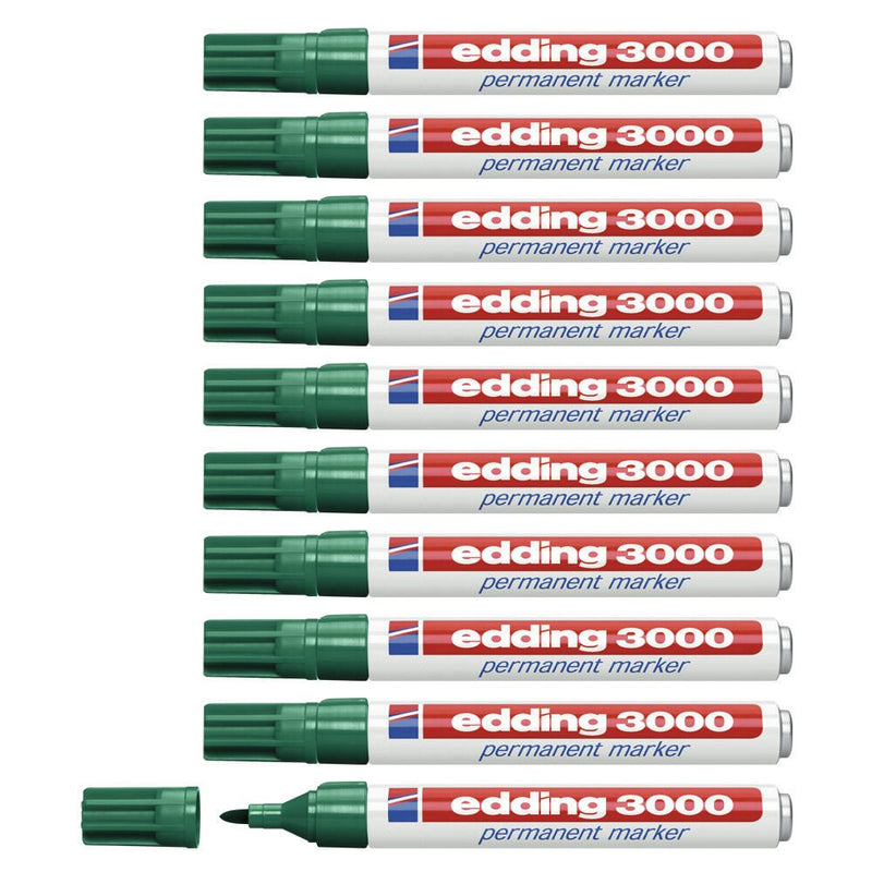 edding 3000 Permanentmarker 1.5 - 3.0 mm Grün