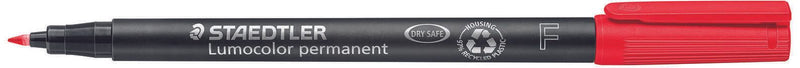 STAEDTLER Lumocolor Folienstifte 0.6 mm Rot
