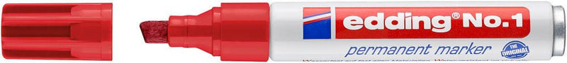 edding No. 1 Permanentmarker 1.0 - 5.0 mm Rot