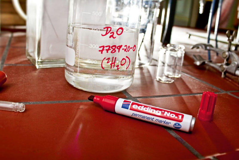 edding No. 1 Permanentmarker 1.0 - 5.0 mm Rot