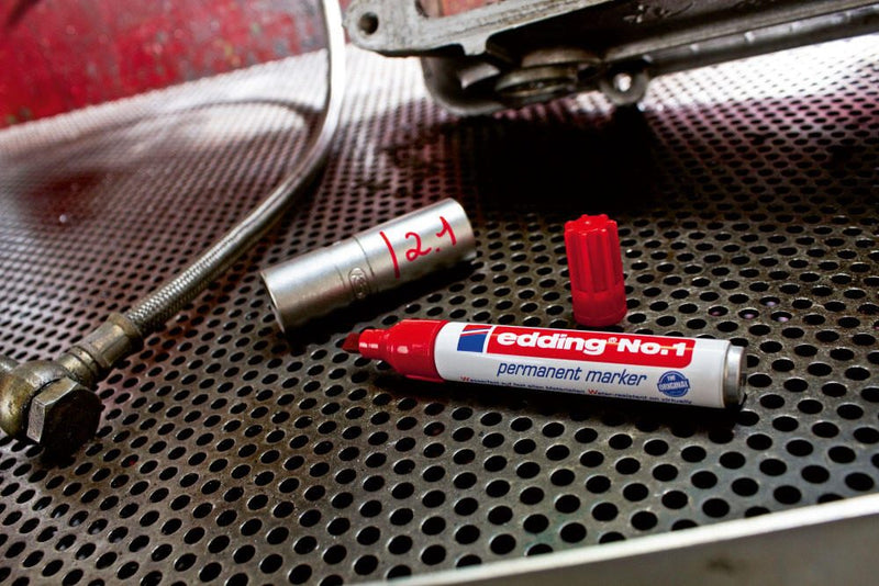 edding No. 1 Permanentmarker 1.0 - 5.0 mm Rot