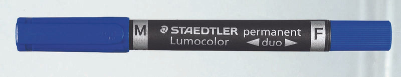 STAEDTLER Lumocolor duo Permanentmarker 0.6 - 1.5 mm Blau