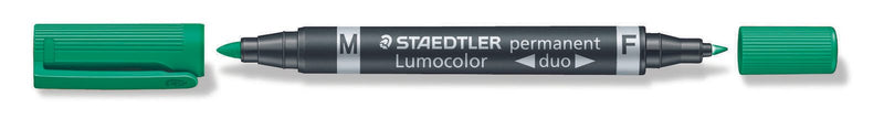 STAEDTLER Lumocolor duo Permanentmarker 0.6 - 1.5 mm Grün