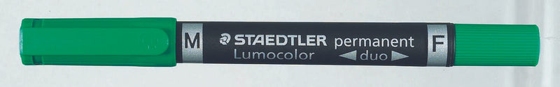 STAEDTLER Lumocolor duo Permanentmarker 0.6 - 1.5 mm Grün