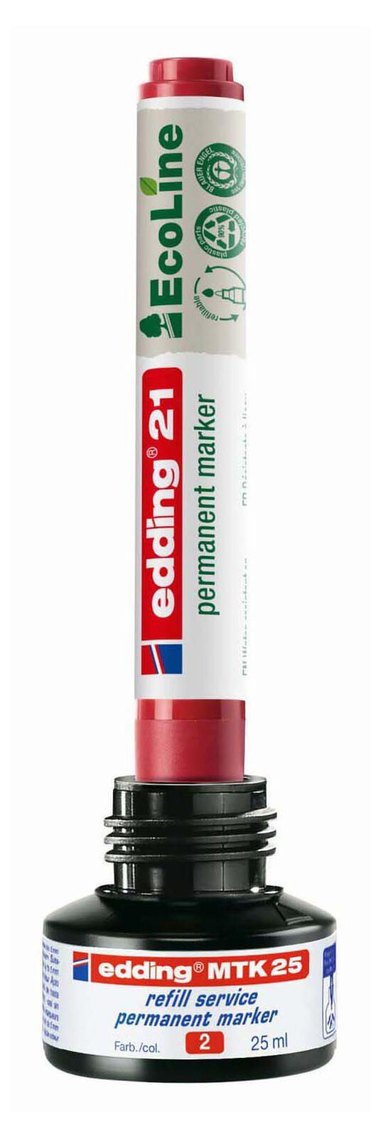 edding 21 EcoLine Permanentmarker 1.5 - 3.0 mm Schwarz