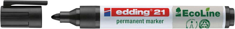 edding 21 EcoLine Permanentmarker 1.5 - 3.0 mm Schwarz
