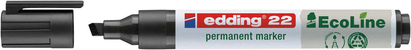 edding 22 EcoLine Permanentmarker 1.0 - 5.0 mm Schwarz