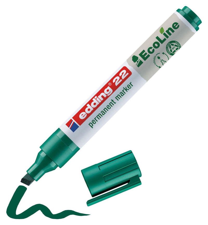 edding 22 EcoLine Permanentmarker 1.0 - 5.0 mm Grün
