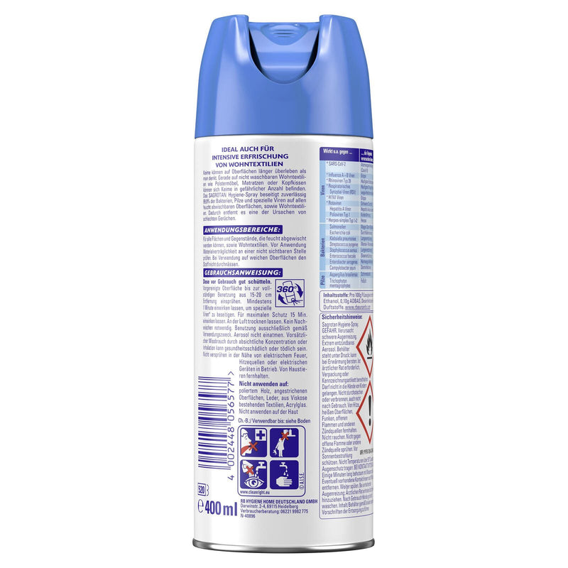 SAGROTAN® Desinfektionsspray DESINFEKTION 400 ml