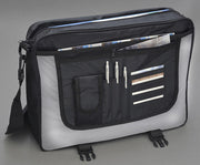 LIGHTPAK Umhängetasche WAVE 40,0 x 10,0 x 31,0 cm schwarz/grau
