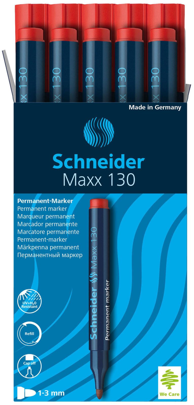 Schneider Maxx 130 Permanentmarker 1.0 - 3.0 mm Mehrfarbig