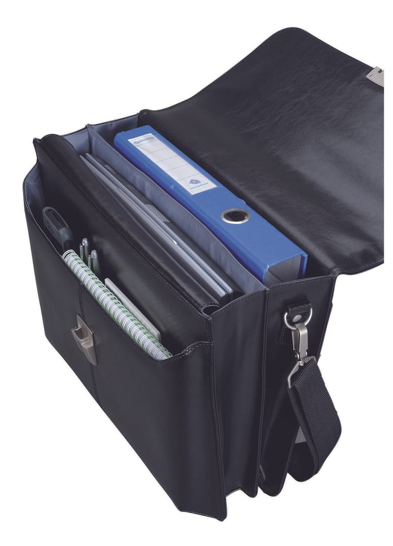 Alassio Aktentasche FAENZA schwarz bis 38,1 cm (15 Zoll)