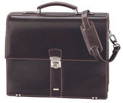 Alassio Aktentasche MONACO dunkelbraun bis 38,1 cm (15 Zoll)