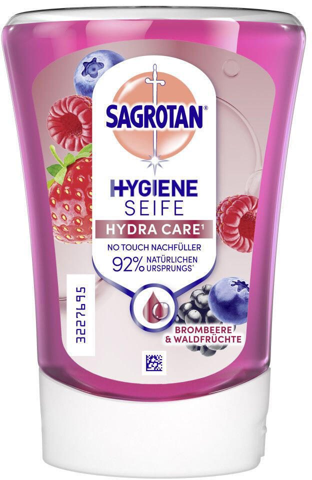 SAGROTAN® HYDRA CARE NO TOUCH Flüssigseife Nachfüllpackung 250 ml